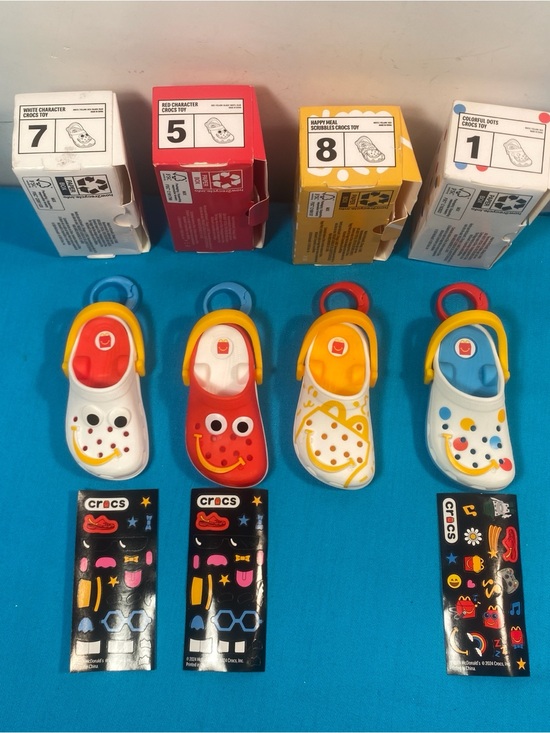 McDonald's Accessories - McDonald's Crocs Jibbitz Keychain w/stickers